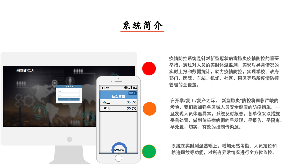疫情防控系統(tǒng)簡(jiǎn)介說明